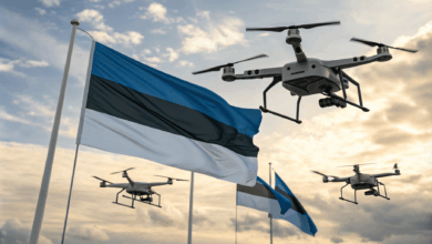 Estonia cierra zona fronteriza tras detectar movimientos de drones rusos