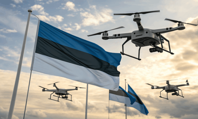 Estonia cierra zona fronteriza tras detectar movimientos de drones rusos