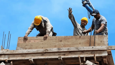 Caída de la construcción.