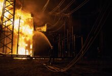Rusia atacó una central térmica en Ucrania, dejando a 4.500 usuarios si luz
