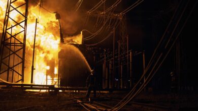 Rusia atacó una central térmica en Ucrania, dejando a 4.500 usuarios si luz