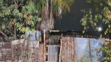 La zona de la tragedia.