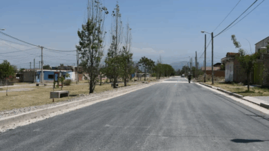 Nuevas calles pavimentadas.