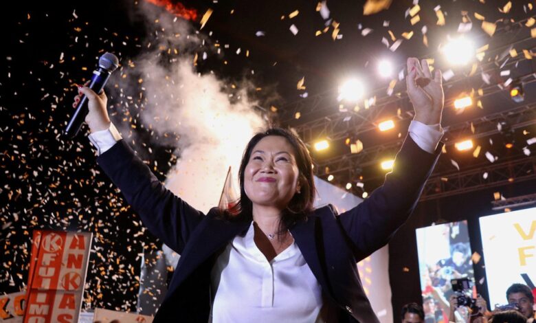 Keiko Fujimori anuncia su cuarta candidatura en Trujillo, Perú