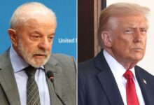 El presidente de Brasil, Lula da Silva; y su par de Estados Unidos, Donald Trump