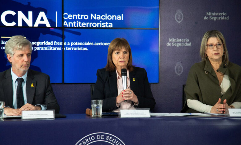 Bullrich oficializó la creación del Centro Nacional Antiterroristas
