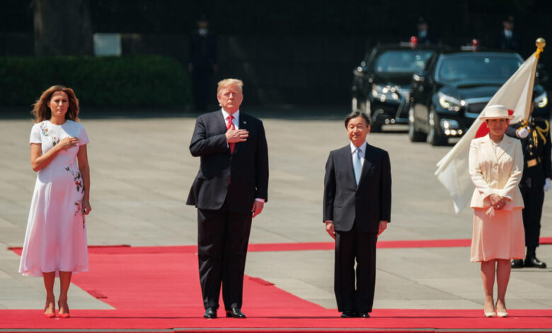 El presidente de EE.UU. llegó a Tokio para firmas de acuerdos en minería