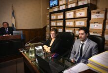 Funcionarios del TOF 7 durante la audiencia del jueves pasado/RS Fotos