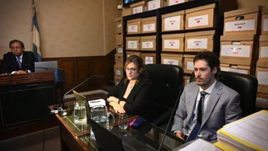 Funcionarios del TOF 7 durante la audiencia del jueves pasado/RS Fotos