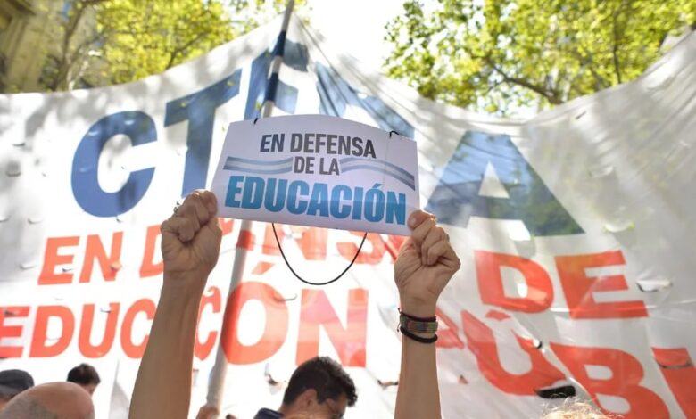 CTERA denuncia la Ley de Libertad Educativa como un ataque democrático