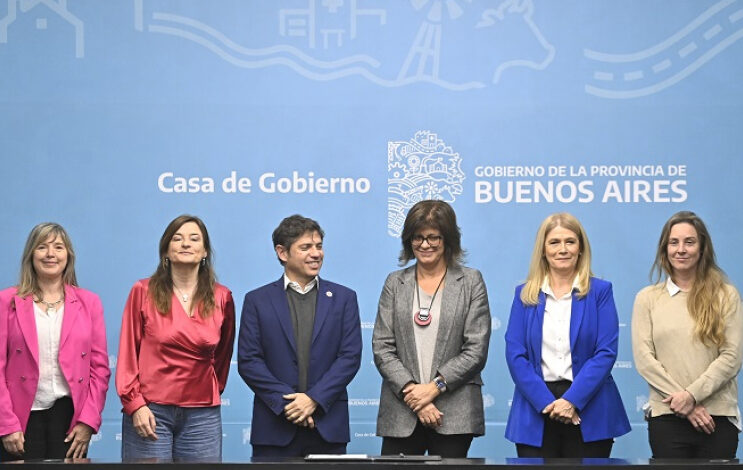 Kicillof lanza programa de apoyo para mujeres y personas LGBTIQ+ en situación de violencia