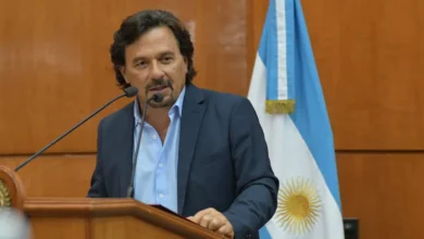 El gobernador Gustavo Sáenz.