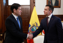 Rubio agradeció el rol de Ecuador en la desarticulación del narcoterrorismo de Venezuela