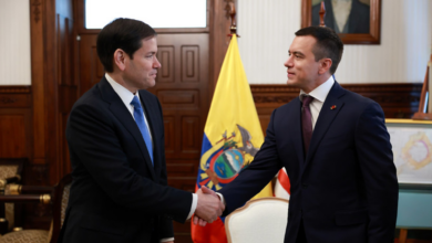 Rubio agradeció el rol de Ecuador en la desarticulación del narcoterrorismo de Venezuela