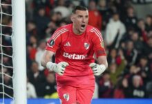 Franco Armani sufrió un desgarro y quedó fuera de la pretemporada de River