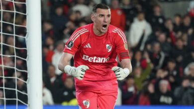 Franco Armani sufrió un desgarro y quedó fuera de la pretemporada de River