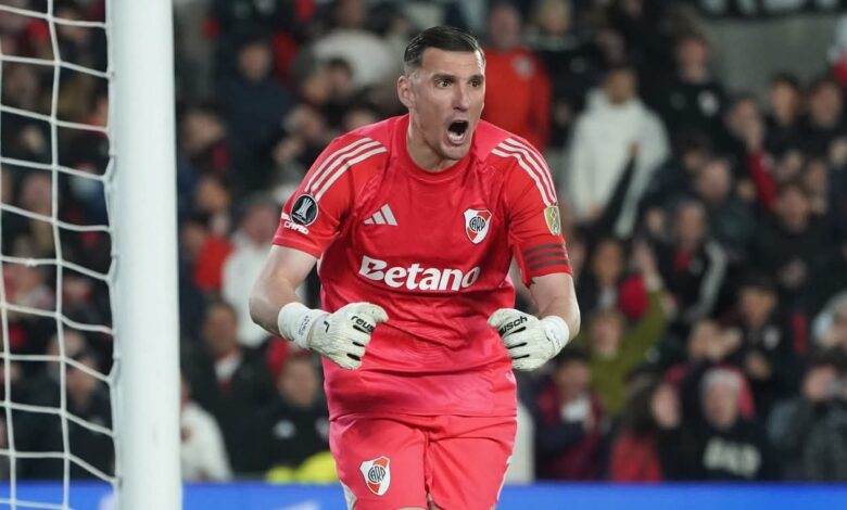 Franco Armani sufrió un desgarro y quedó fuera de la pretemporada de River