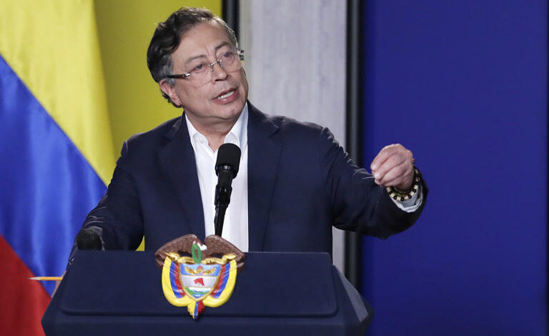 El presidente de Colombia, Gustavo Petro,