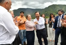 Sáenz y la presidenta de Fonplata recorrieron el bypass en Campo Quijano y obras en el hospital San Bernardo