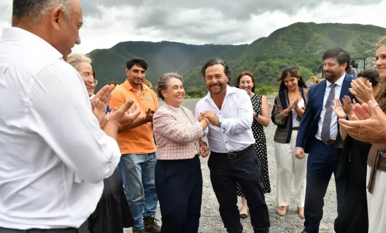 Sáenz y la presidenta de Fonplata recorrieron el bypass en Campo Quijano y obras en el hospital San Bernardo