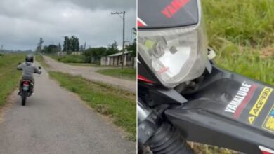 Emiliano Durand intervino a un motociclista que circulaba por las ciclovías