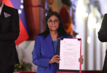 Delcy Rodríguez promulgó la Ley de Amnistía y llama a un proceso de reconciliación nacional