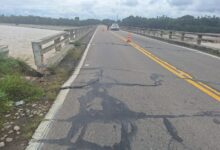 Alertan circular con maxima precaucion por la Ruta Nacional 50 debió a una fisura en la calzada