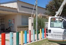 Cerrillos reforzó la seguridad y la infraestructura en el Colegio Secundario de Las Palmas