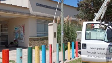 Cerrillos reforzó la seguridad y la infraestructura en el Colegio Secundario de Las Palmas