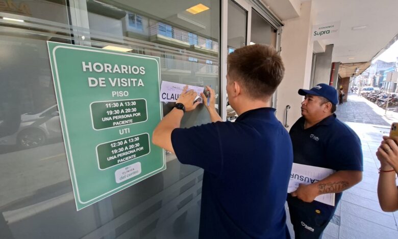 Clausuraron preventivamente a la clínica IMAC por arrojar residuos patogénicos a la vía pública