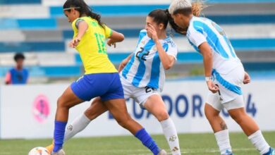 Brasil superó a la selección argentina en una nueva jornada del Sudamericano Femenino Sub-20