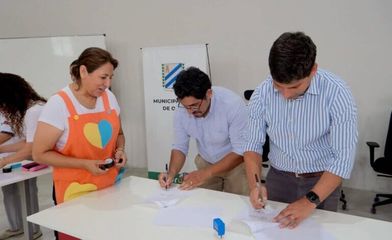 El municipio de Orán y las instituciones educativas firmaron un convenio "Puesta a Punto"