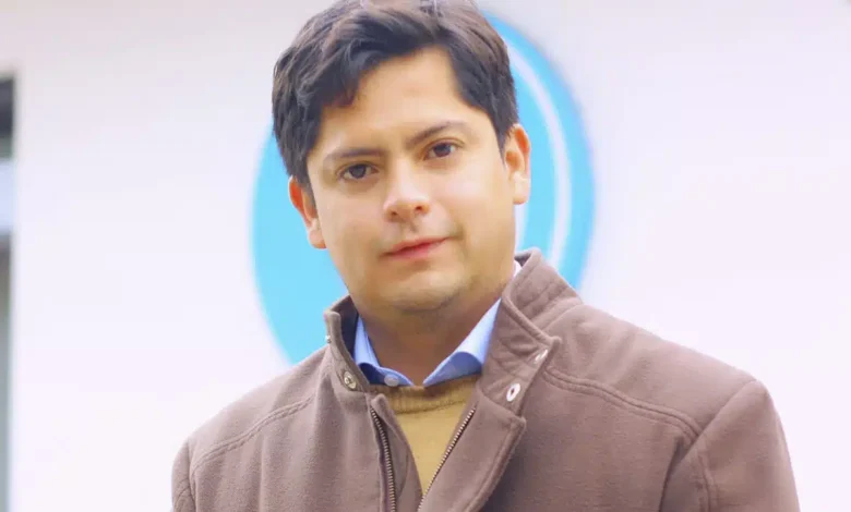 El intendente de Tartagal, Franco Hernández Berni,