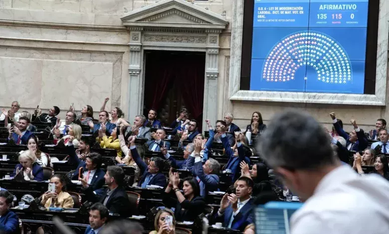 Diputados dió media sanción a la reforma laboral tras eliminar el artículo sobre licencias médicas