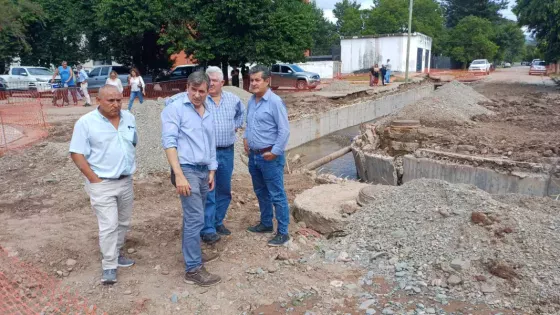 Metán: Obras públicas continúa con los avances de obras en el sistema de desagües pluviales