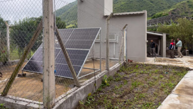 Chicoana: Reactivaron los paneles solares y el sistema de bombeo de agua en colegio secundario