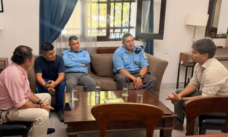 Lara Gros recibió al nuevo director de la Unidad Carcelaria Nº3 del sistema penitenciario de Orán