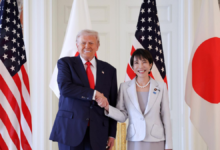 La primera ministra de Japón se reunió con Trump tras rechazar su pedido sobre Ormuz