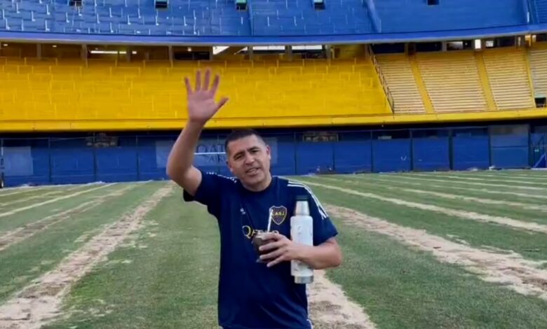 Riquelme anunció avances para ampliar la Bombonera:
