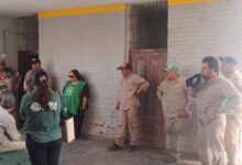 Trabajadores municipales de Urundel reclaman sueldos dignos y falta de indumentaria