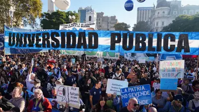 Docentes universitarios lanzan 5 días de protesta por la Ley de Financiamiento