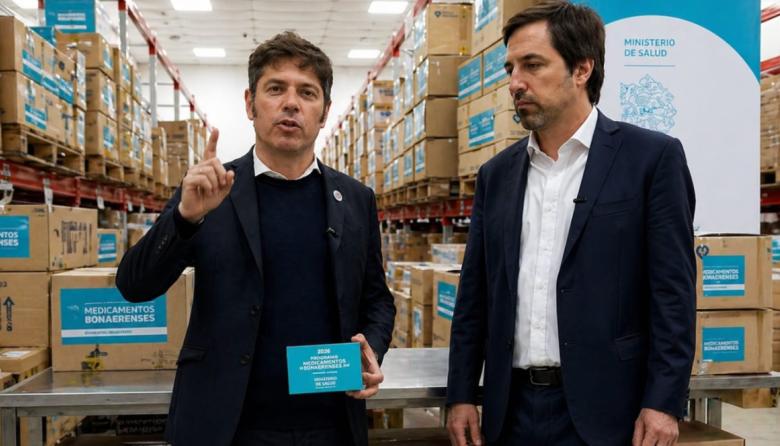 Axel Kicillof anunció un refuerzo en la entrega de medicamentos para la provincia de Buenos Aires