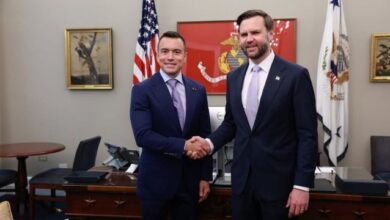El presidente de Ecuador y J.D. Vance fortalecen la alianza estratégica en Washington