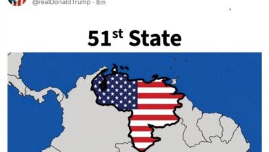 Donald Trump publicó una imagen de Venezuela como el estado número 51 de EE. UU.