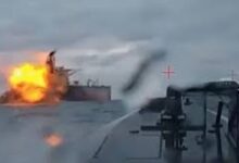 Un drone ruso impactó contra un carguero chino en el mar Negro