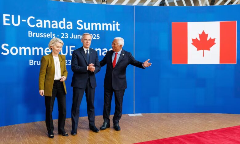 La UE y Canadá coordinan una estrategia común frente a la incertidumbre global