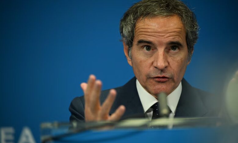 El director general del Organismo Internacional de Energía Atómica (OIEA), Rafael Grossi