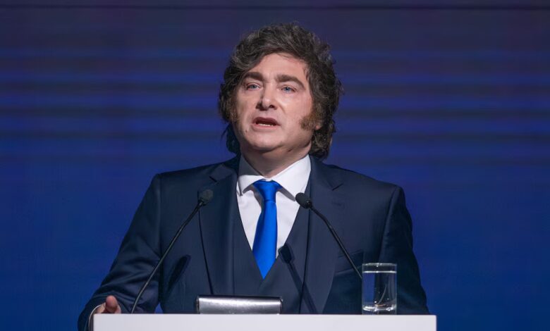 El presidente Javier Milei