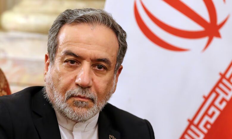 El canciller iraní Abbas Araghchi