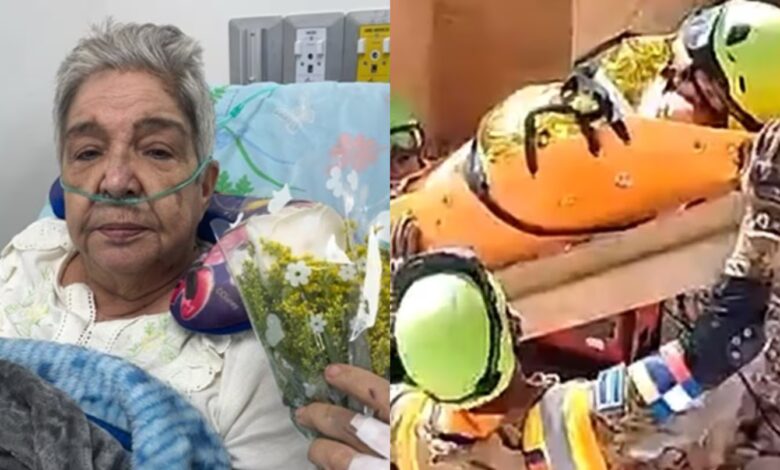 Una venezolana fue rescatada tras pasar casi cuatro días bajo los escombros y pidió una gaseosa.